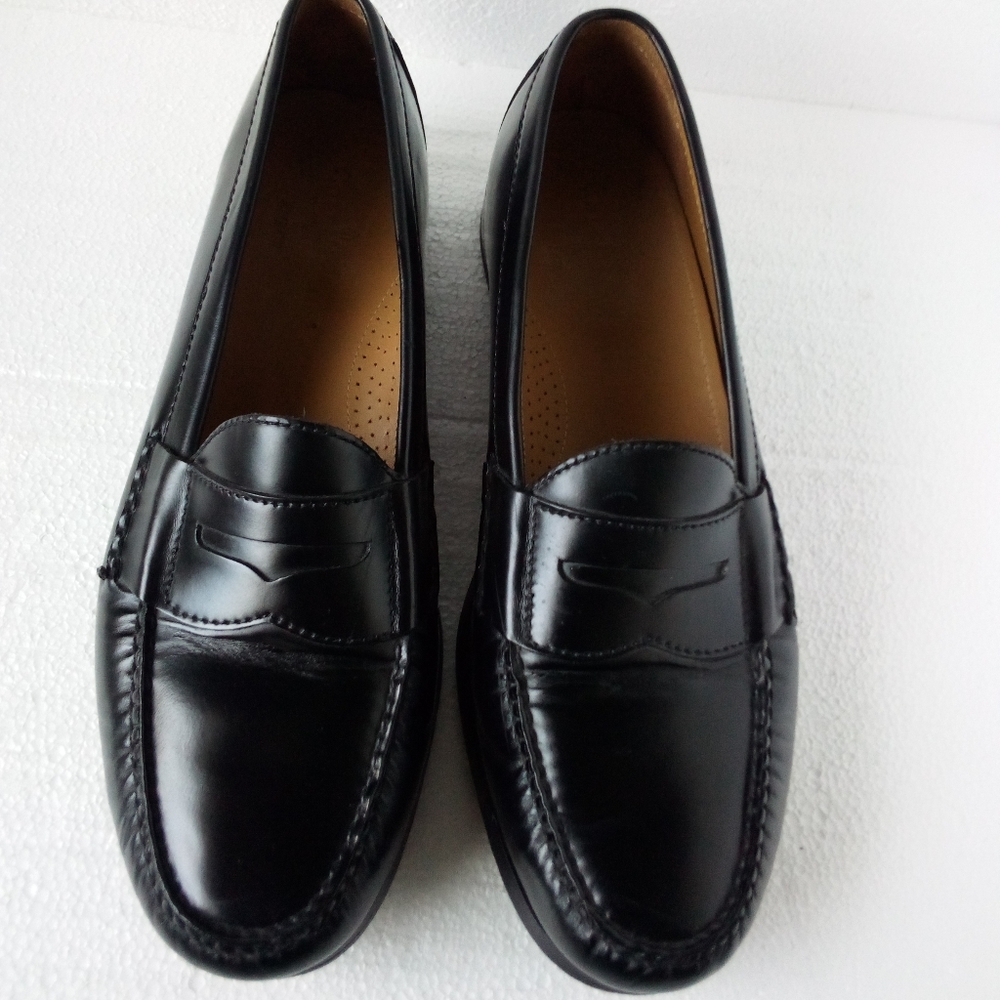 Cole Haan Nlke Air Leather Penny Slip-On Loafers Shoes Men's 12M Black